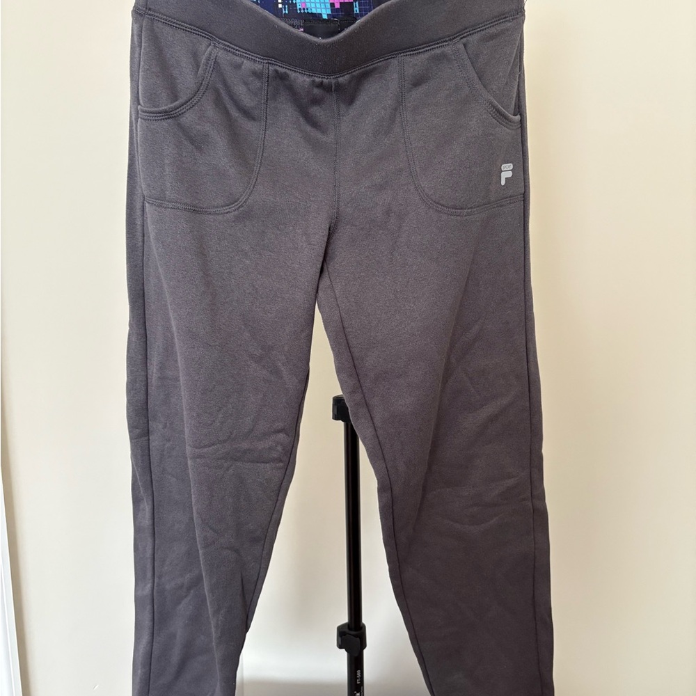 Fila Kids Charcoal Jogger Pants